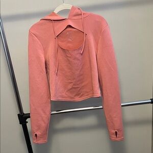Women's Buffbunny Pink Cropped Hoodie